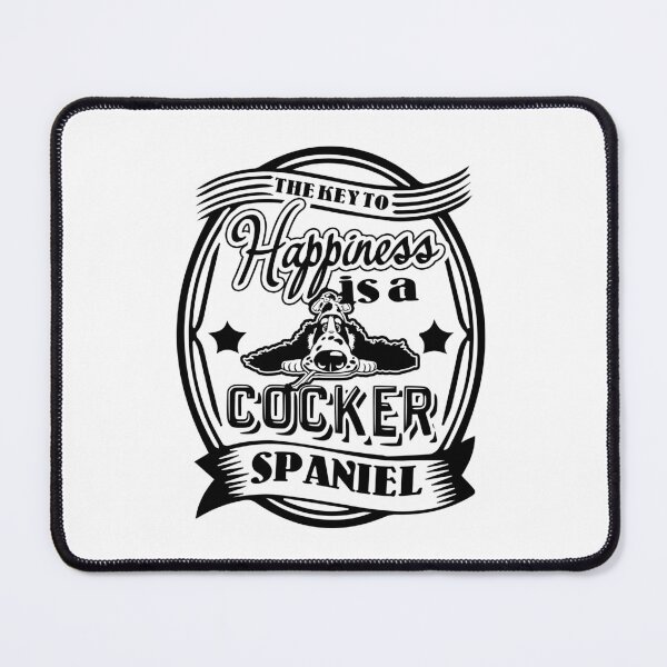 Item preview, The Key To Happiness Is A Cocker Spaniel designed and sold by UnknownArtistt.