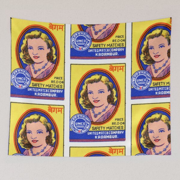 Item preview, Vintage Matchbox Art from India designed and sold by MtWoodsonSales.