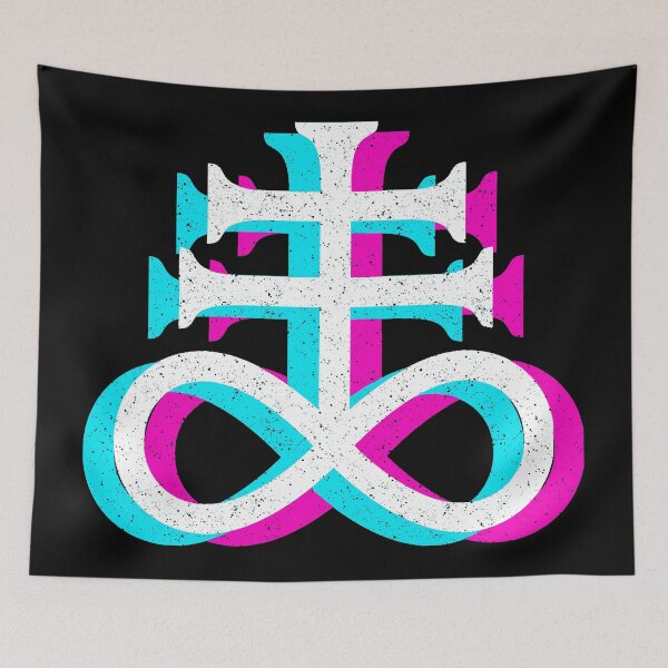 Item preview, LEVIATHAN CROSS - SATANISM AND THE OCCULT designed and sold by ShirtWreck.