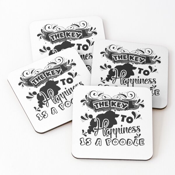 Item preview, The Key To Happiness Is A Poodle designed and sold by UnknownArtistt.