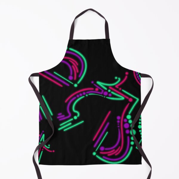 Item preview, Colorful Neon Abstract Hand Drawn Linear Pattern  designed and sold by that5280lady.