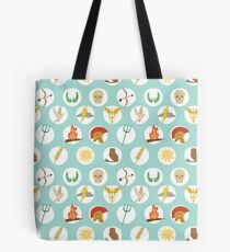 Bolsa de tela Patrón de repetición de la mitología griega de dioses - Percy Jackson Inspired