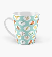 Griechische Götter Mythologie wiederholen Muster - Percy Jackson inspiriert Tasse (groß)