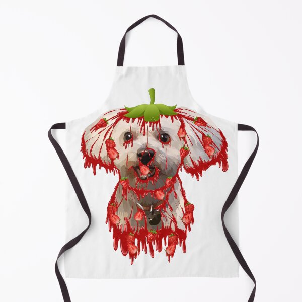 Item preview, grime art strawberry dog ​​illustration designed and sold by AmsaOza.