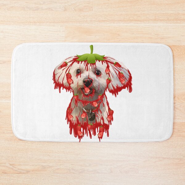 Item preview, grime art strawberry dog ​​illustration designed and sold by AmsaOza.