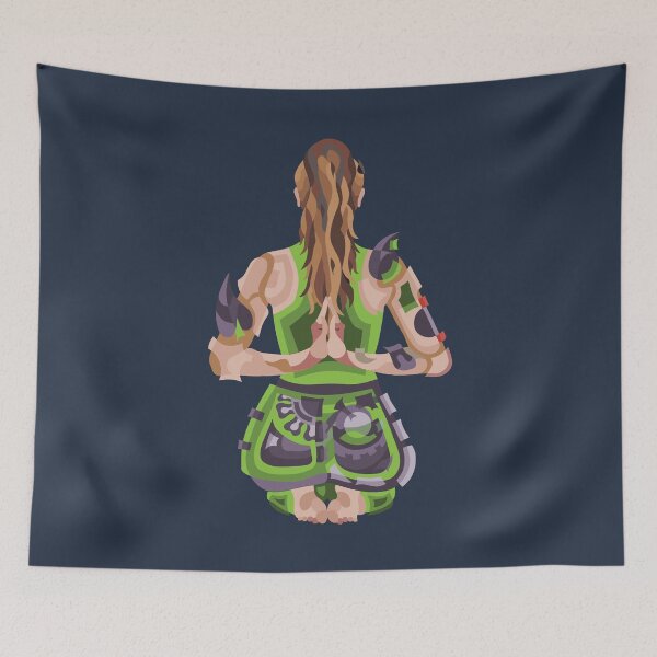 Item preview, WOMEN DOING YOGA - PRAYER MUDRA BEHIND THE BACK POSTURE designed and sold by GREENOART.