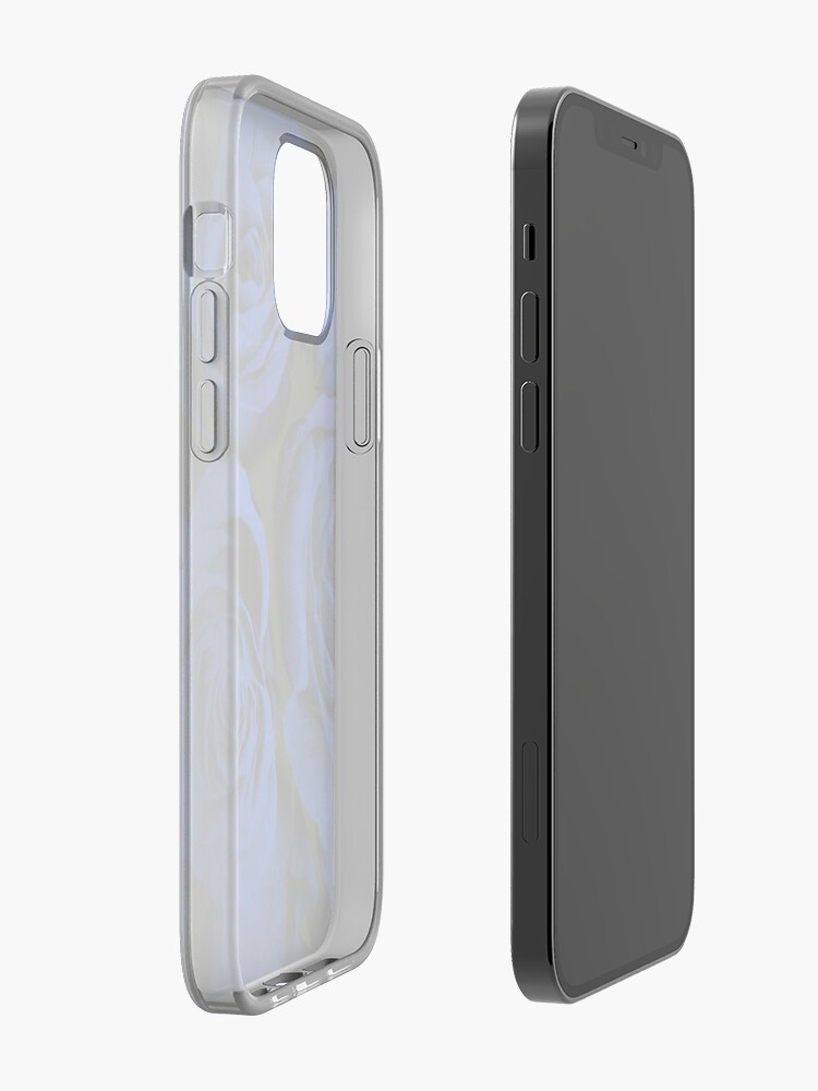 Alternate view of Mothers Day Gift - In Blue - Gothic Blue and Black Roses Gift iPhone Case & Cover