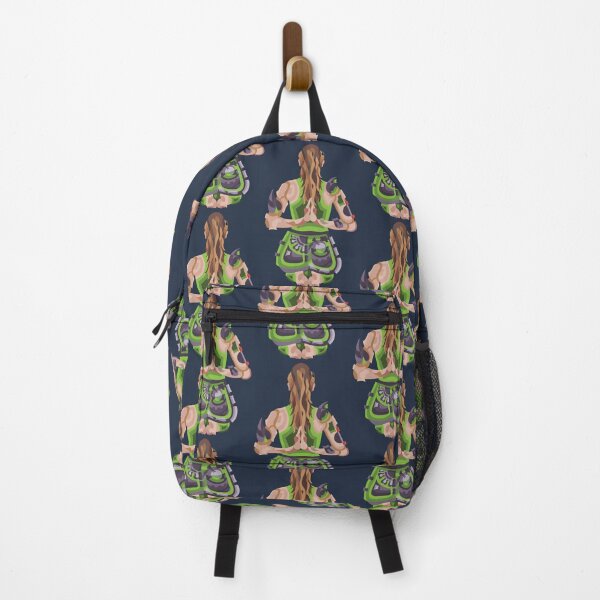 Item preview, WOMEN DOING YOGA - PRAYER MUDRA BEHIND THE BACK POSTURE designed and sold by GREENOART.