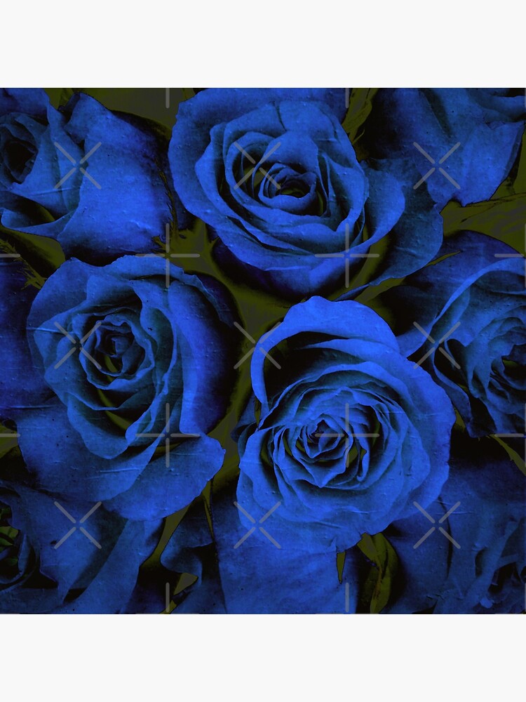 Bolsa de tela «Regalo del día de la madre - En azul - Regalo gótico de rosas  azules y negras» de OneDayArt | Redbubble