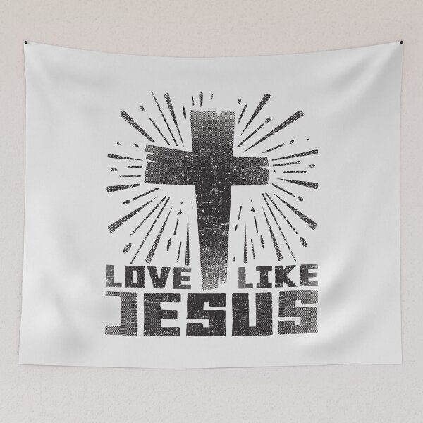 Item preview, Love like Jesus - Christian saying designed and sold by VichallanStudio.