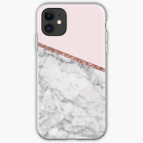 Marble & Glitter iPhone Soft Case