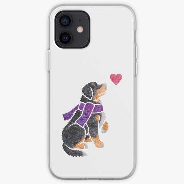 Watercolour Bernese iPhone Soft Case