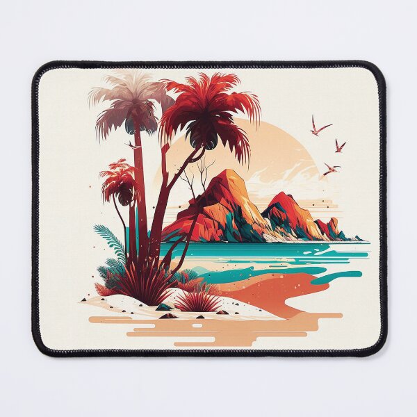 Item preview, Landscape ocean palm tree_gor designed and sold by FunArt4You.