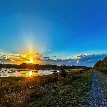 Artwork thumbnail, Country sunset by tkdgirlms