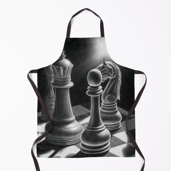 Item preview, Chess Pieces: A Pencil Drawing Perspective designed and sold by Manuel Rinaldi.
