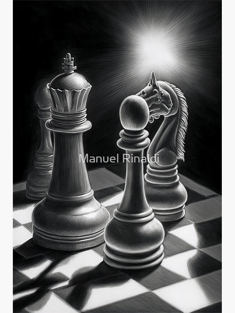 Set black sketch chess pieces from pawn to king Vector Image