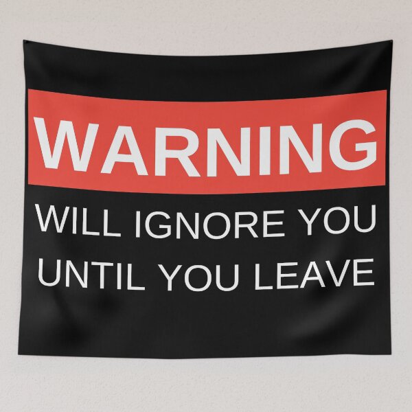 Item preview, Human warning label designed and sold by Madalina-Ivg.