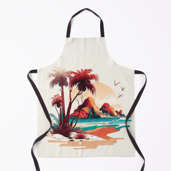 Item preview, Landscape ocean palm tree_v designed and sold by FunArt4You.