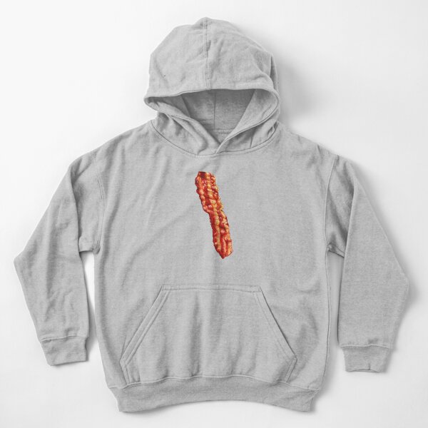 Bacon Pattern Kids Pullover Hoodie
