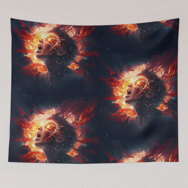 Item preview, Heavenly Master of Air, Wind & Fire designed and sold by WildPenDesign.