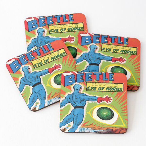 Item preview, Blue Beetle Vol.54 1960's Superhero Comic Cover - Eye of Horus designed and sold by AllTheFaeThings.