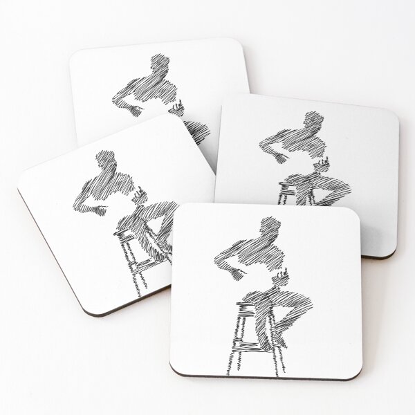 Item preview, Guitarist sketch minimal designed and sold by in-the-mountain.