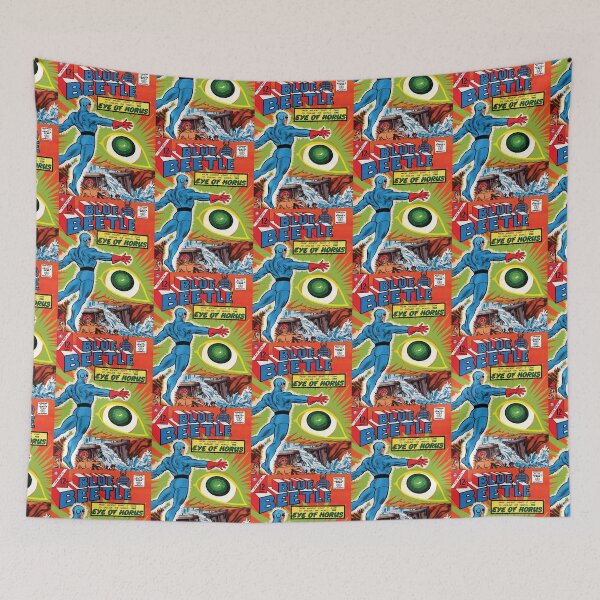 Item preview, Blue Beetle Vol.54 1960's Superhero Comic Cover - Eye of Horus designed and sold by AllTheFaeThings.