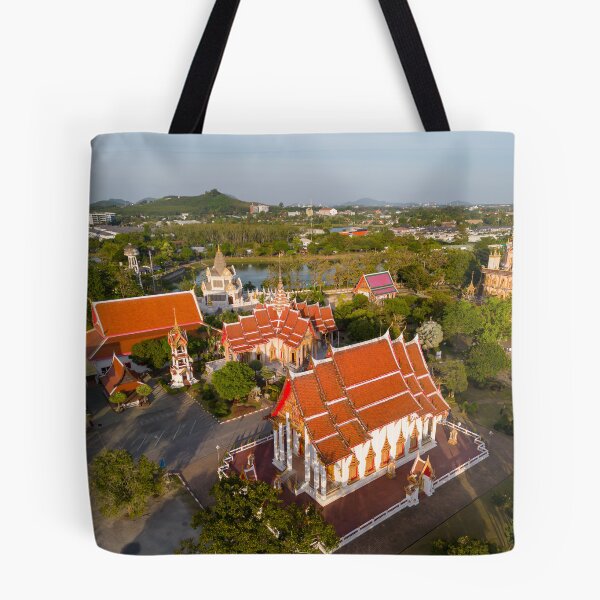 Item preview, Wat Chalong Thai Temple Phuket Thailand Aerial designed and sold by Kevin Miller Photography.