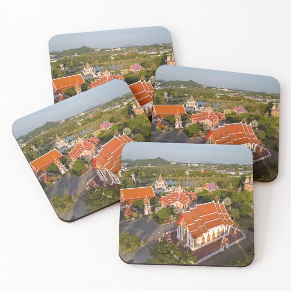 Item preview, Wat Chalong Thai Temple Phuket Thailand Aerial designed and sold by Kevin Miller Photography.