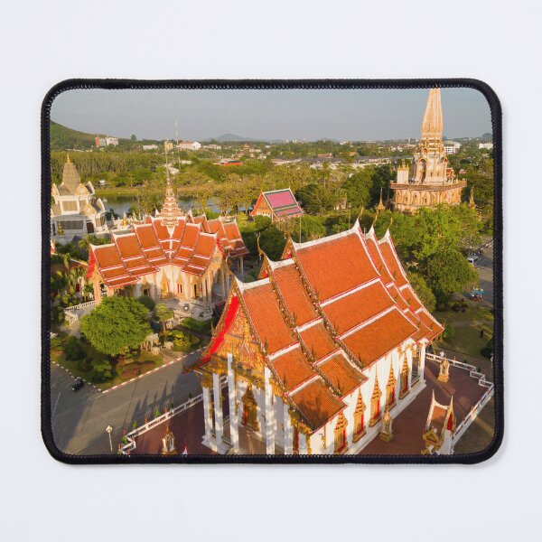 Item preview, Wat Chalong Thai Temple Phuket Thailand Aerial designed and sold by Kevin Miller Photography.