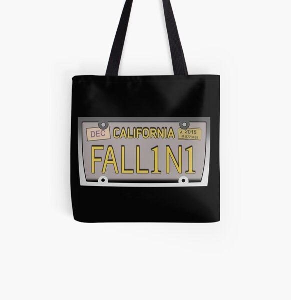 Matrícula de Lucifer - FALL1N1 Bolsa estampada de tela