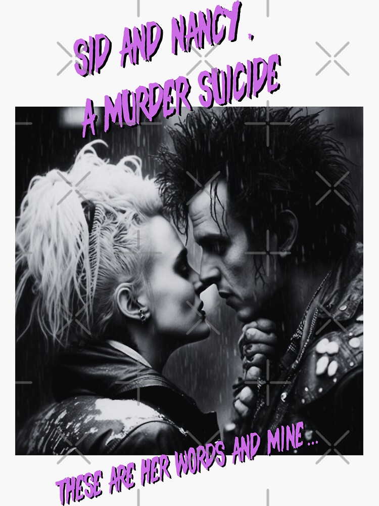 sid-and-nancy-lyrics-logo-sticker-for-sale-by-ici1575-redbubble