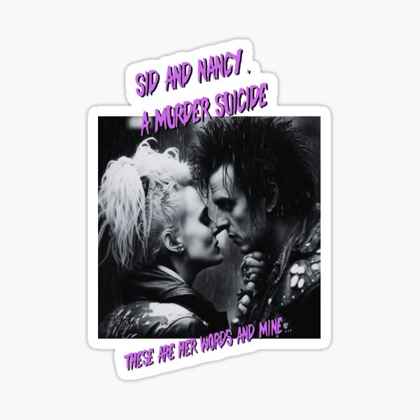 sid-and-nancy-lyrics-logo-sticker-for-sale-by-ici1575-redbubble