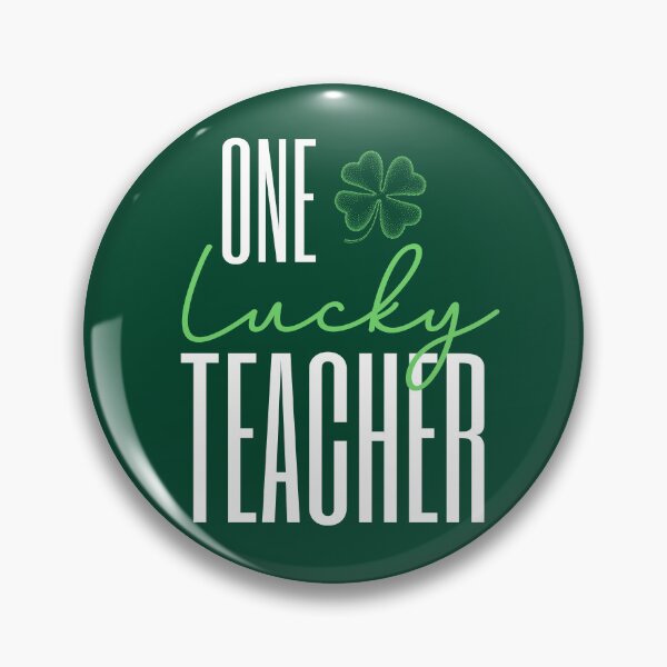 Item preview, One Lucky Teacher designed and sold by Hey-Nice-Shirt.