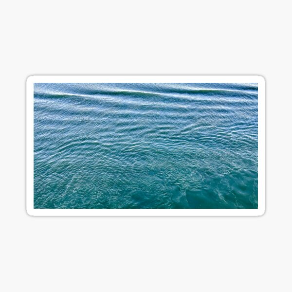 Water patterns Sticker