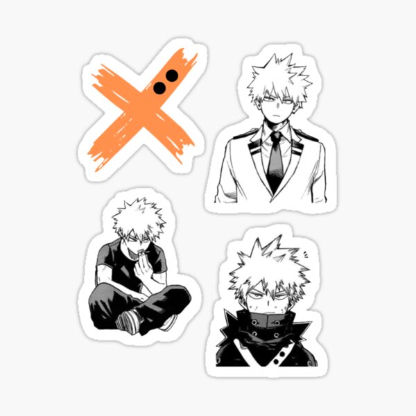 Katsuki Bakugo Sticker Pack Sticker
