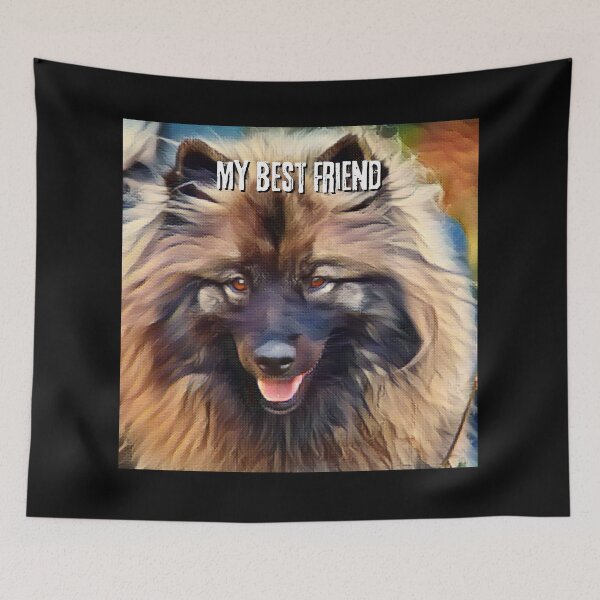 Item preview, My Best Friend is a Keeshond designed and sold by It's On Backwards.