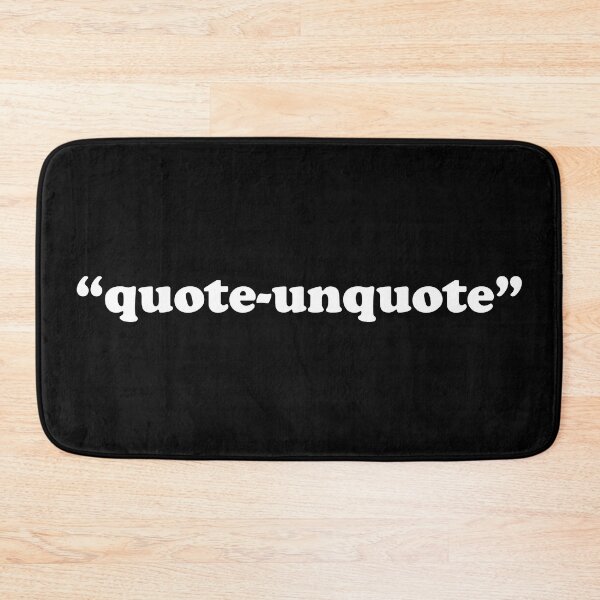 Item preview, "Quote-unquote"  designed and sold by Cavemen.