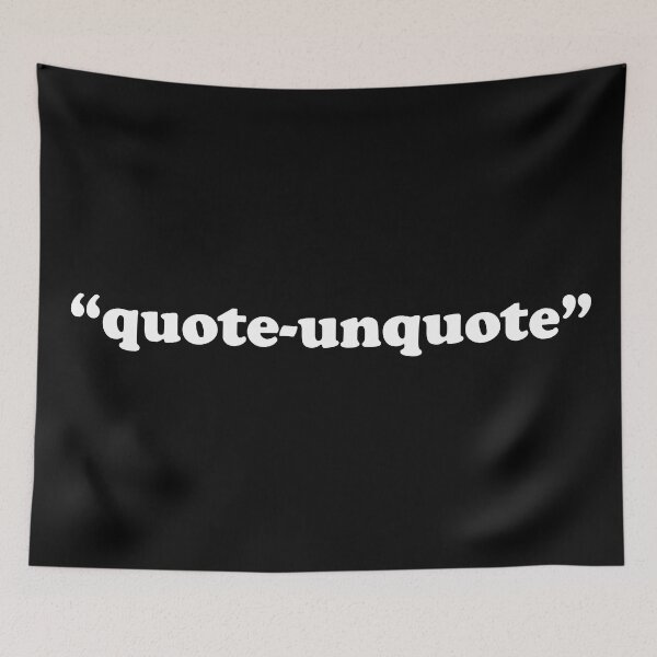 Item preview, "Quote-unquote"  designed and sold by Cavemen.