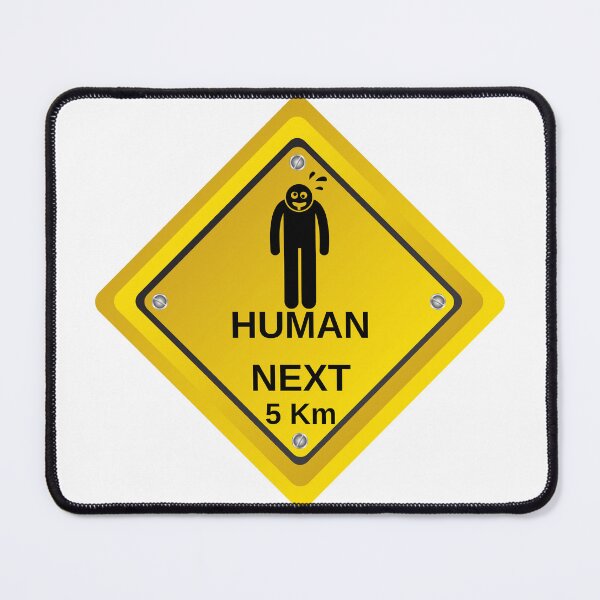 Item preview, Human Warning Label designed and sold by Madalina-Ivg.