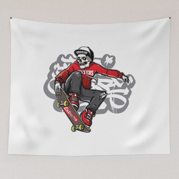Item preview, Skateboarding Skeleton Shirt, Thrashermagazine, The Berrics designed and sold by Skateboard-Art.