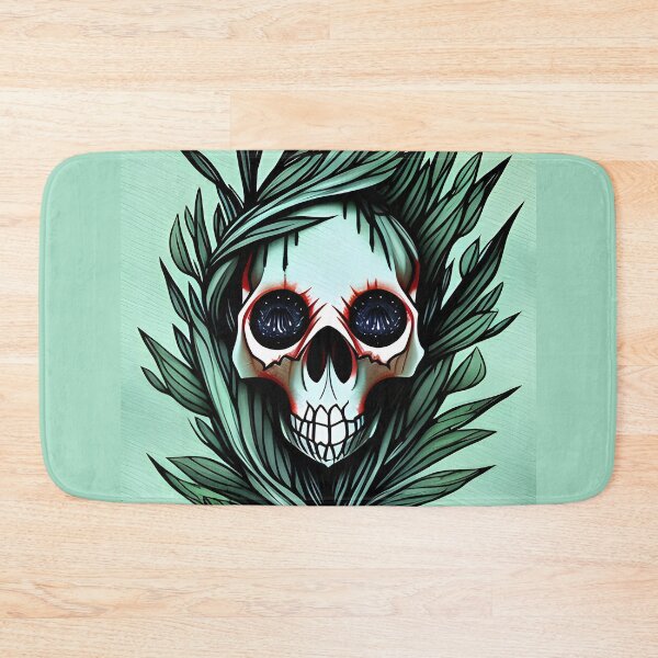 Item preview, Floral Fractals Skull designed and sold by Cryptic Canvas.