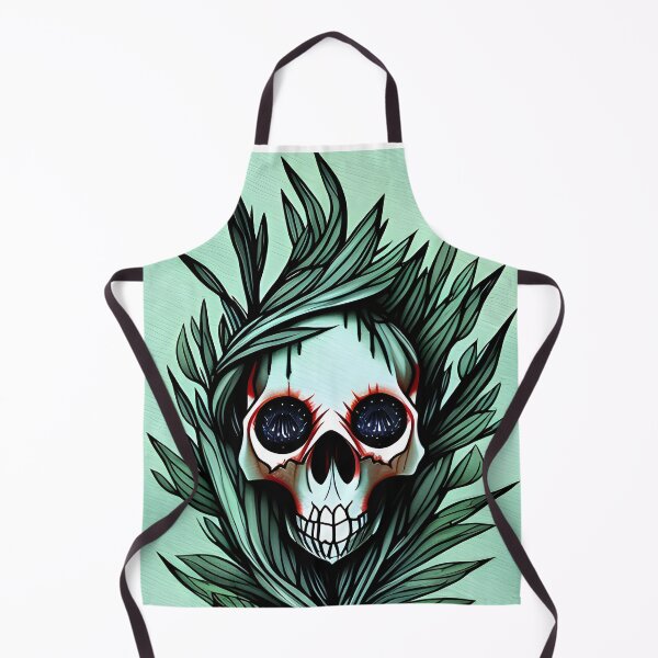 Item preview, Floral Fractals Skull designed and sold by Cryptic Canvas.