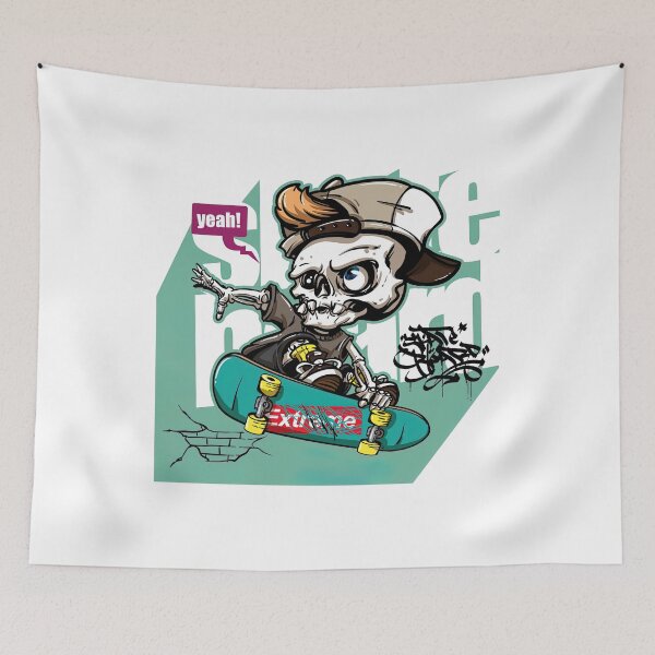 Item preview, Skateboarding Skeleton Shirt, Thrashermagazine, The Berrics designed and sold by Skateboard-Art.