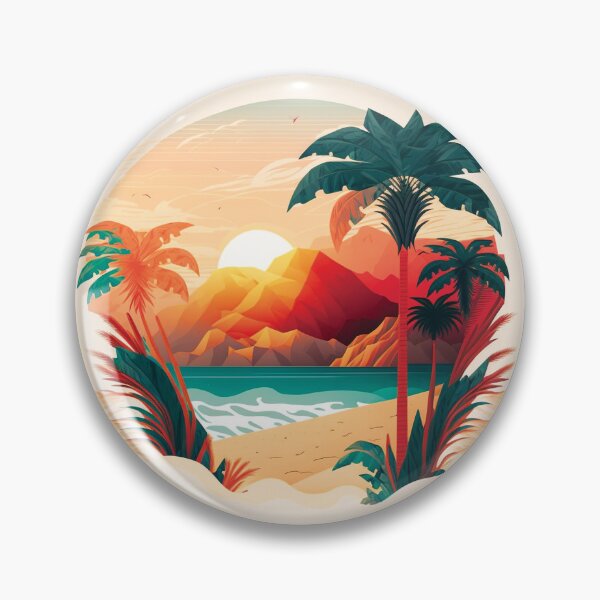 Item preview, Landscape ocean palm tree#2 designed and sold by FunArt4You.