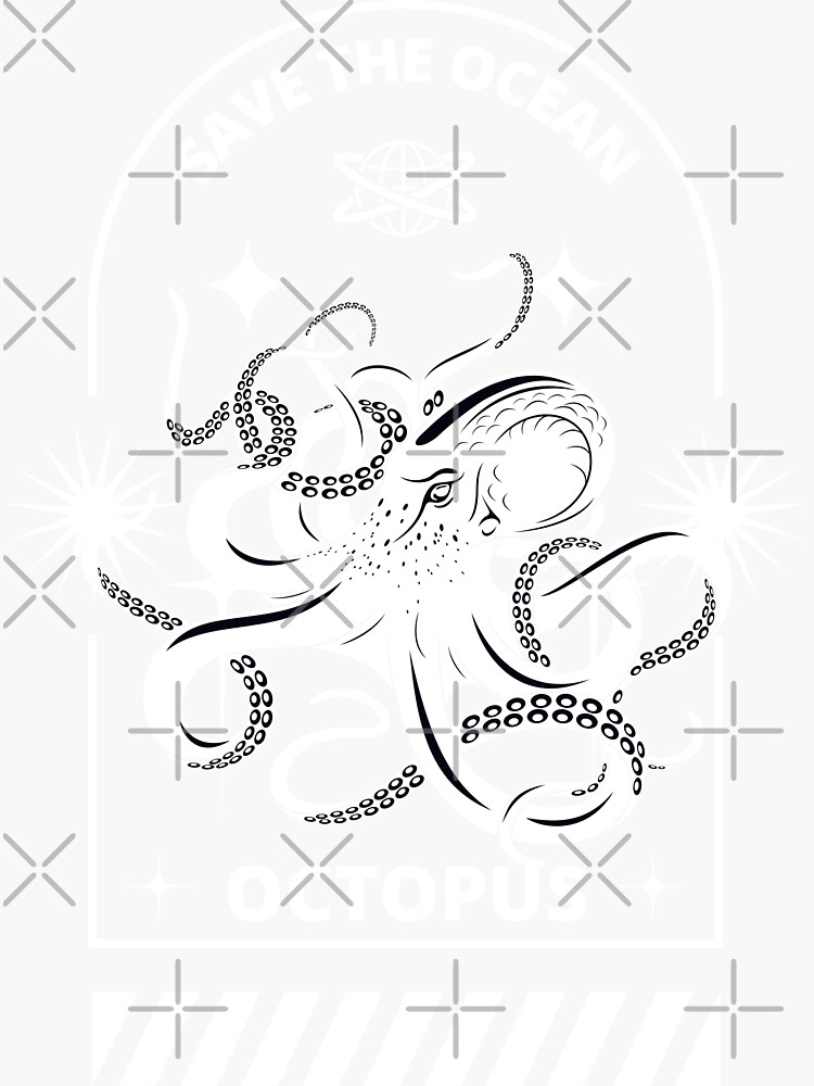 Octopus Sticker For Sale By Artoriaa Redbubble 8255