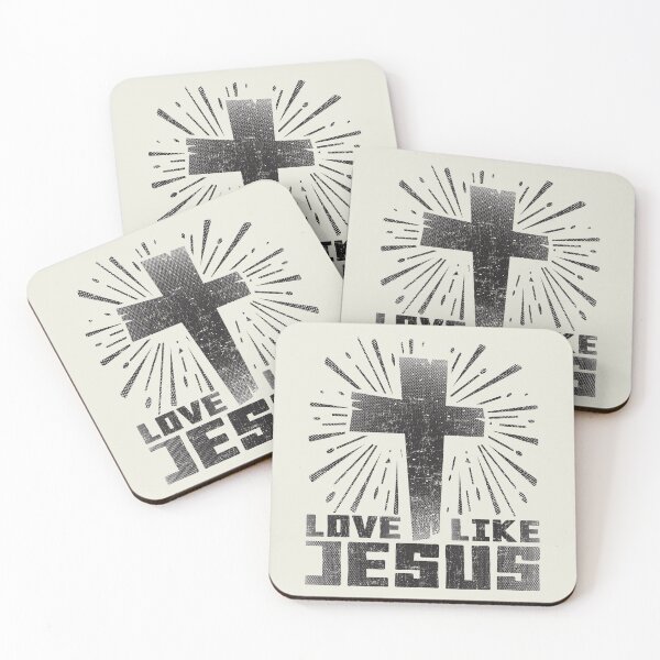 Item preview, Love like Jesus - Christian saying designed and sold by VichallanStudio.