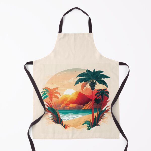 Item preview, Landscape ocean palm tree_v#2 designed and sold by FunArt4You.