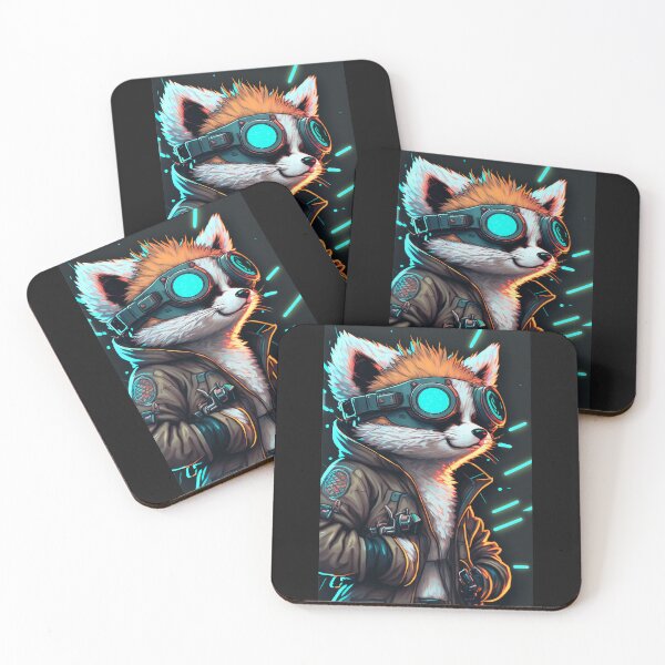 Item preview, Cyberpunk technology foxes engineer designed and sold by ARTeez⭐️⭐️⭐️⭐️⭐️.