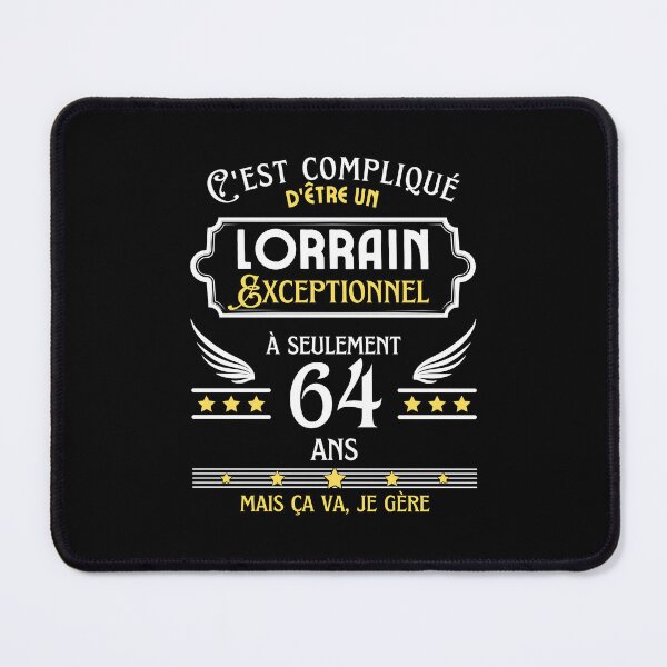 Item preview, Lorrain Man 64th Birthday gift designed and sold by RomualdGR.